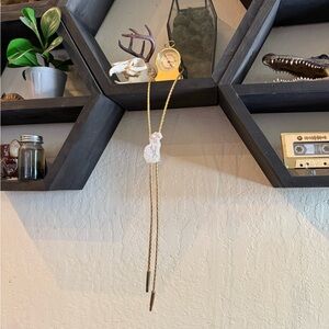 Crystal bolo tie
